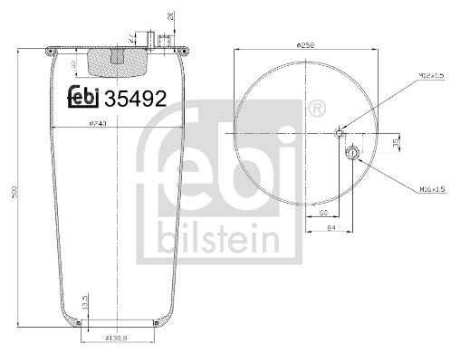Bellow, air suspension